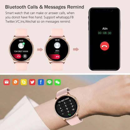 Bluetooth Smart Watch for Fitness Tracking and Calls - Smarsty