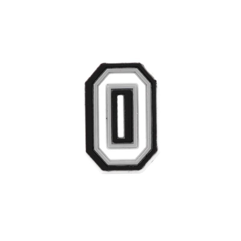 1 Pcs Letter Shoe Charms for Clog Sandals Shoe Decoration Number Alphabet Characters DIY Shoes Pins for Boy Girl Men Women