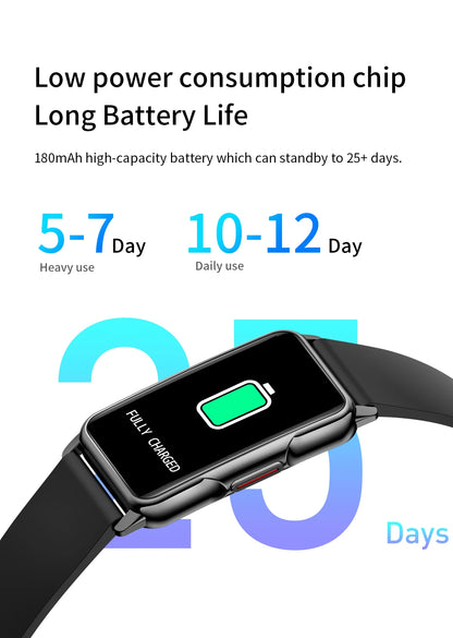 Waterproof Smartwatch for Men and Women with Heart Rate Tracker - Smarsty