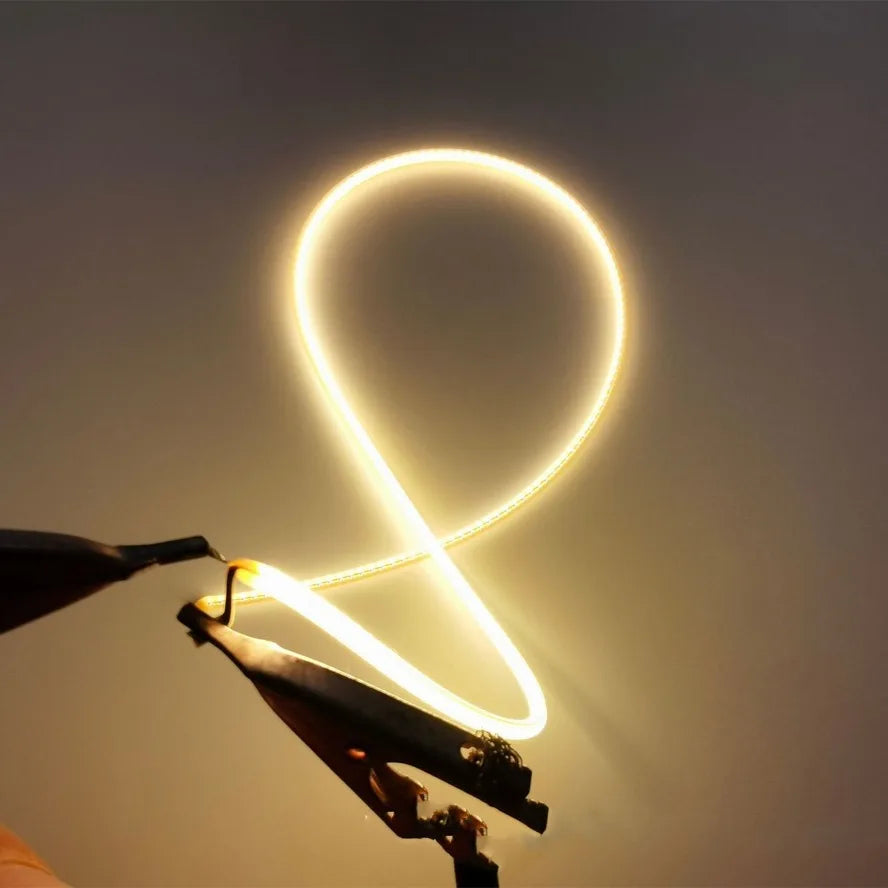 5PCS/Pack 3V LED Same End Filament Flexible Ultra Slim Spiral Bulb Retro Edison Bulb Lamp Parts Diode Lighting Strip Decoration - Smarsty