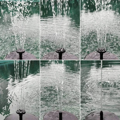 Floating Solar Fountain Pump for Bird Baths and Ponds - Smarsty