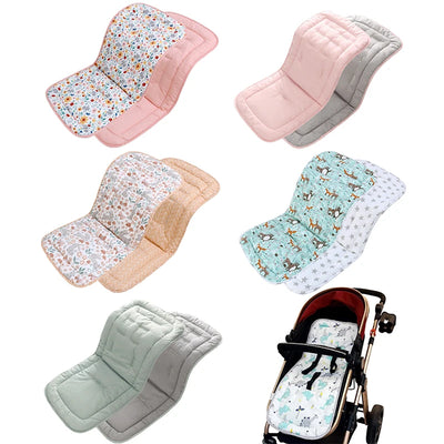 Comfortable Cotton Baby Stroller Pad Four Seasons General Soft Seat Cushion Child Cart Seat Mat Kids Pushchair Cushion For 0-27M by Smarsty
