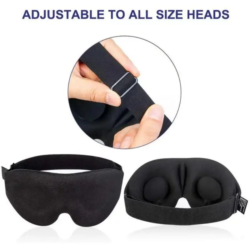 3D Adjustable Eye Mask for Comfortable Light Blocking - Smarsty