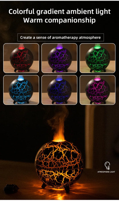 Colorful Atmosphere Lamp USB Humidifier with Essential Oil Diffuser - Smarsty