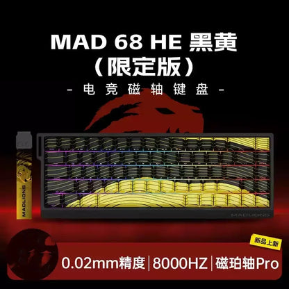 Mechanical Gaming Keyboard with Hot Swap Magnetic Switches