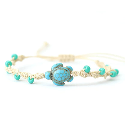 Bohemia Rope Bracelet Unisex Adjustable Turtle Design - Smarsty