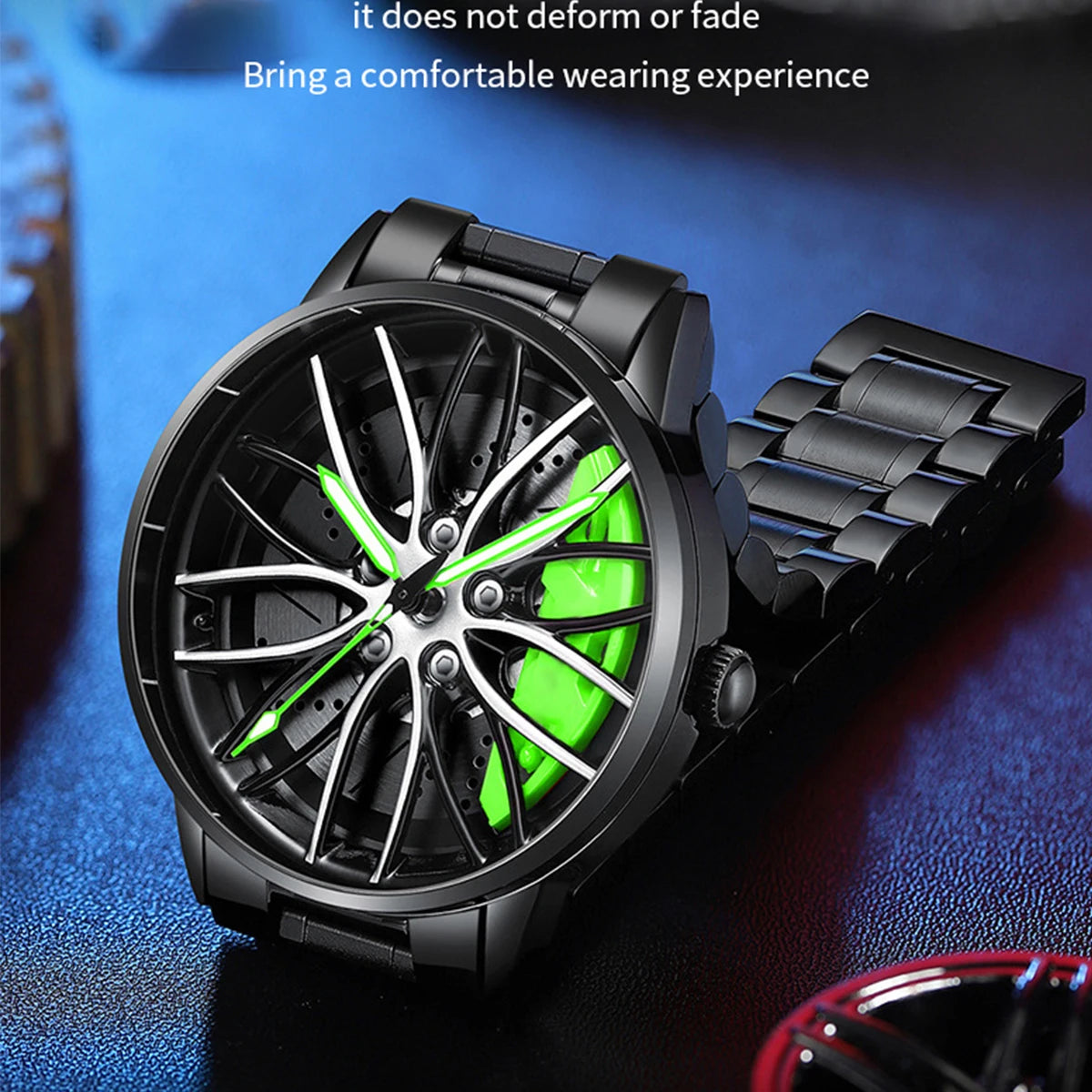 2024 New VA VA VOOM Black Stainless Steel Sports Watch - Smarsty