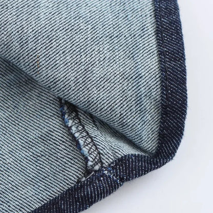 2025 traf Spring New 1975 series denim MIDI dress with lapel side zipper fashion wrinkle waist slim elegant dress - Smarsty