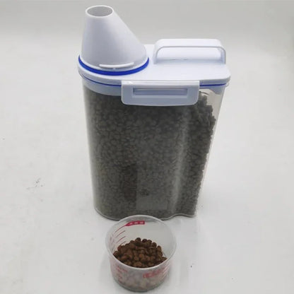 Moisture-Proof Plastic Dog Cat Food Storage Container - Smarsty