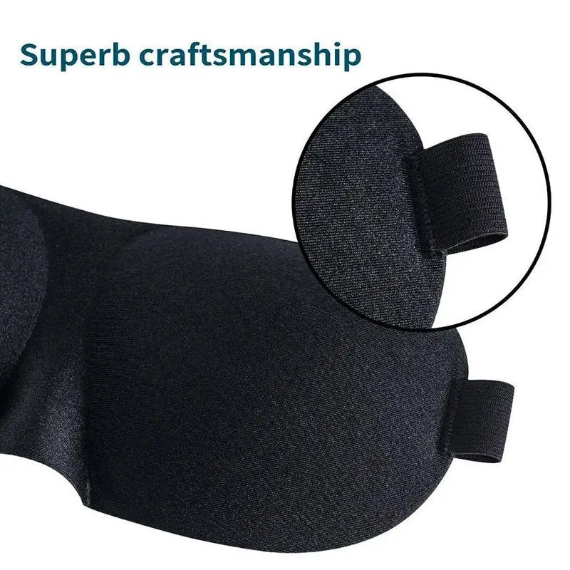 3D Contoured Sleep Eye Mask for Total Light Blockout - Smarsty