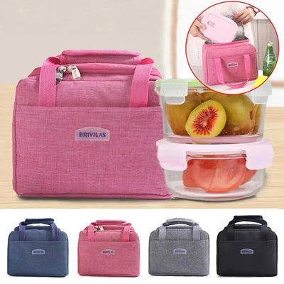 Insulated Portable Lunch Bag For Women Office Tote Compact - Smarsty