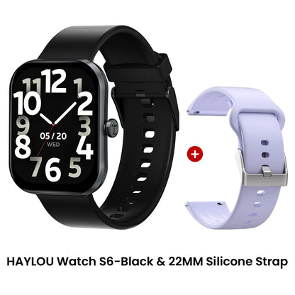 Haylou S6 Smartwatch With HD Display And Fitness Tracking - Smarsty