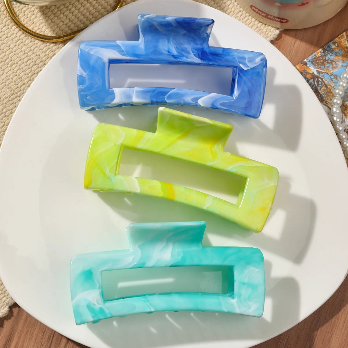 Big Hair Claw Clips Strong Nonslip Grip For Thick Hair - Smarsty