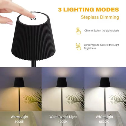 Rechargeable LED Desk Lamp with Touch Dimming Feature - Smarsty