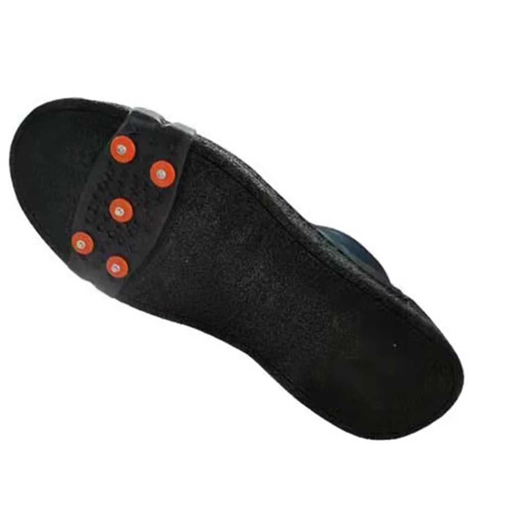 5-Stud Climbing Crampons Anti Slip Mountaineering Cleats Unisex Snow Claw Shoe Covers Walking Hiking Accessories - Smarsty