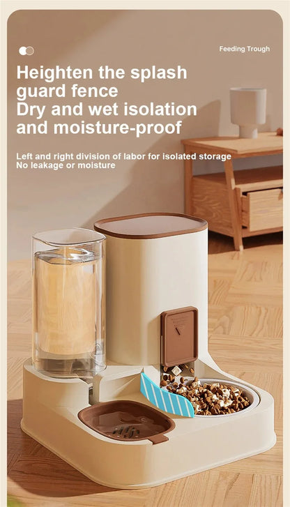 Automatic Cat Feeder with Water Dispenser Large Capacity - Smarsty