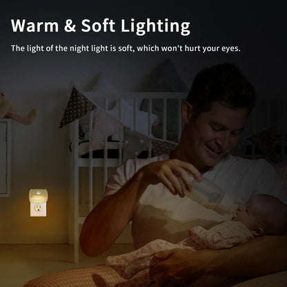 Motion Sensor LED Night Light for Bedrooms and Hallways - Smarsty