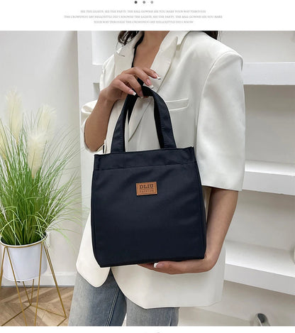 Large Insulated Lunch Bag With Aluminum Foil Top Handle - Smarsty