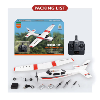 WLtoys F949 2.4G 3D6G 3Ch RC Airplane Fixed Wing Plane Outdoor Toys Drone RTF Upgrade Version Digital Servo F949S With Gyroscope - Smarsty