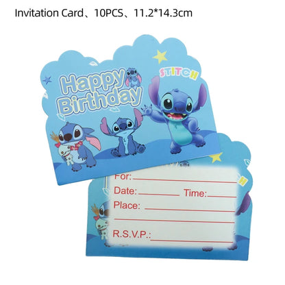 Disney Lilo and Stitch Birthday Party Supplies Set - Smarsty