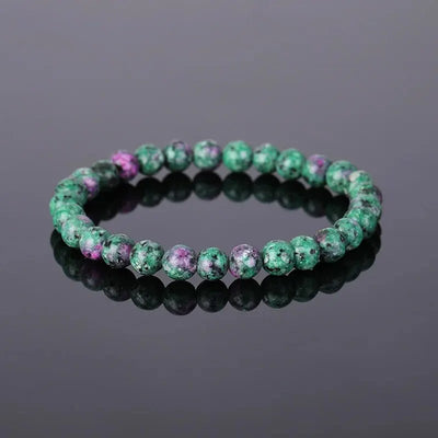 Natural Epidote Zoisite Stone Bead Bracelet for Men - Smarsty
