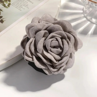 16 Color Rose Flower Hair Claw Clips Medium Secure Grip - Smarsty