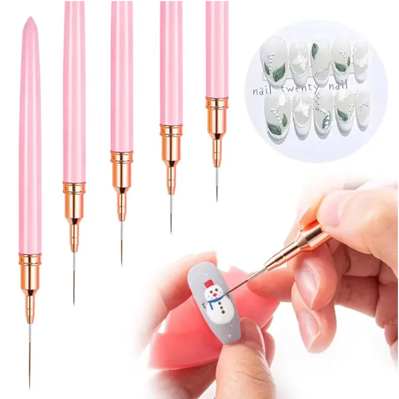 Nail Art Liner Brush Set for Professional Manicure - Smarsty