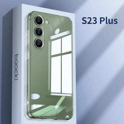 Clear TPU Phone Case For S21 S22 S23 S24 Dustproof - Smarsty