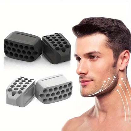 Masseter Ball Facial Muscle Trainer - Silicone jaw trainer for strengthening the masseter muscles and defining the jawline - Smarsty