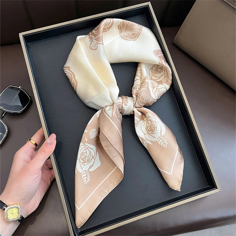Luxury Silk Horse Print Scarf for Women - Smarsty