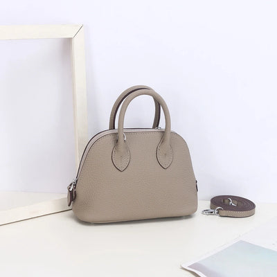 Cow Leather Shell Bag Crossbody Women Messenger Style - Smarsty