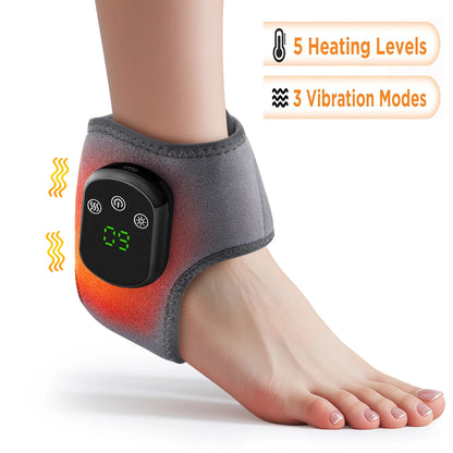 Portable Electric Foot and Hand Massager with Heat and Vibration - Smarsty