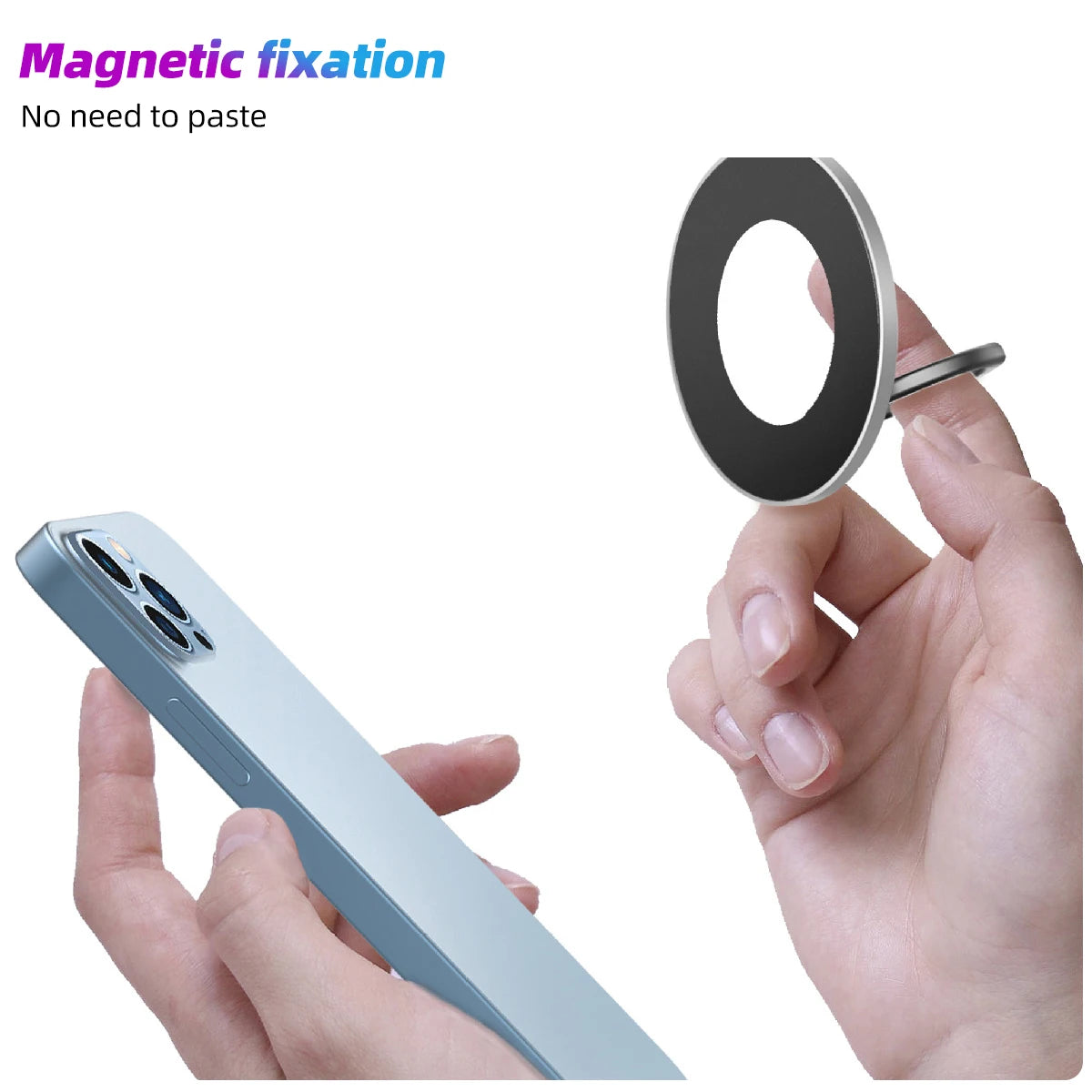 360 Degree Magnetic Phone Holder Stand With MagSafe Ring - Smarsty