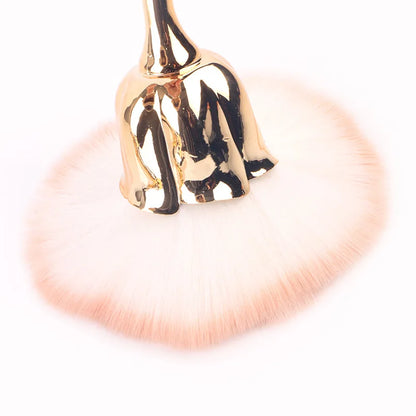 Rose-Shaped Soft Nail Dust Brush for Manicure - Smarsty