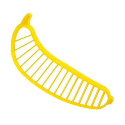 Eco-friendly Banana Slicer Cutter:Premium Plastic Kitchen Tool for Fruits&Vegetables-Ideal for Slicing, Cutting Cucumbers & More by Smarsty