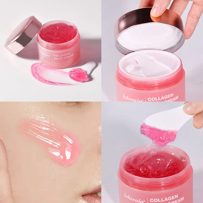 Anti Aging Collagen Face Cream 100ml Niacinamide Moisturizer Hydrating Gel For Tightening Soothing Firmness Skincare