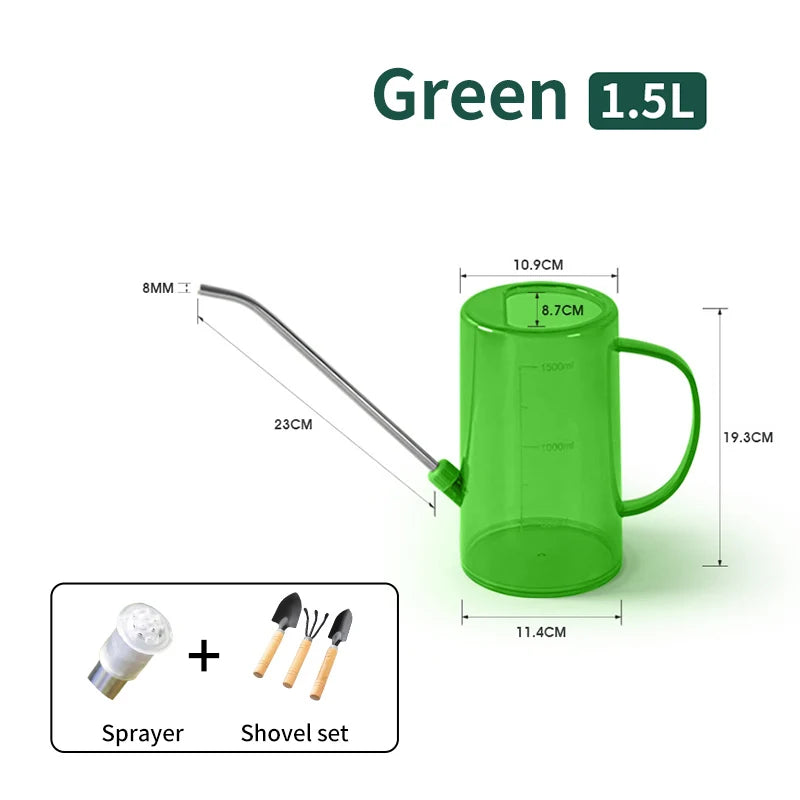 Long Spout Watering Can Set for Indoor and Outdoor Plants - Smarsty