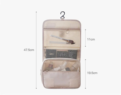 Waterproof Travel Makeup Bag Organizer For Women With Hook - Smarsty