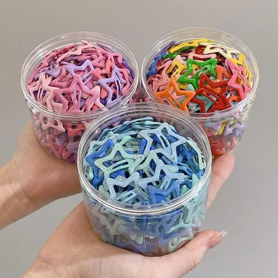 Colorful Kawaii Star Hair Clips for Sweet Girls - Smarsty