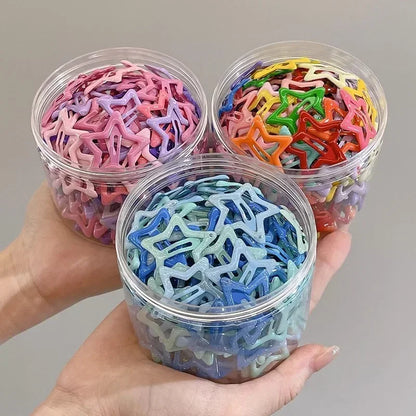 Colorful Kawaii Star Hair Clips for Sweet Girls - Smarsty
