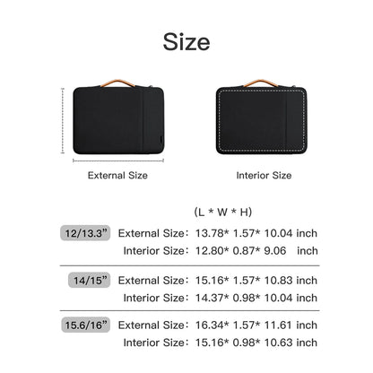 Laptop Sleeve For 12 To 15.6 Inch Laptops With Zipper