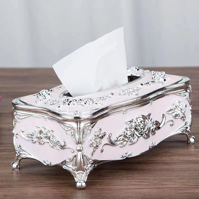 European tissue box, high-end hotel restaurant napkin extraction box, kitchen and living room tabletop tissue storage box by Smarsty
