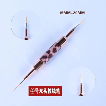 Black Nail Art Liner Brushes for Precision Design - Smarsty