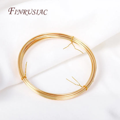 5M 18K Gold Plated Copper Wire For Handmade Jewelry Making - Smarsty