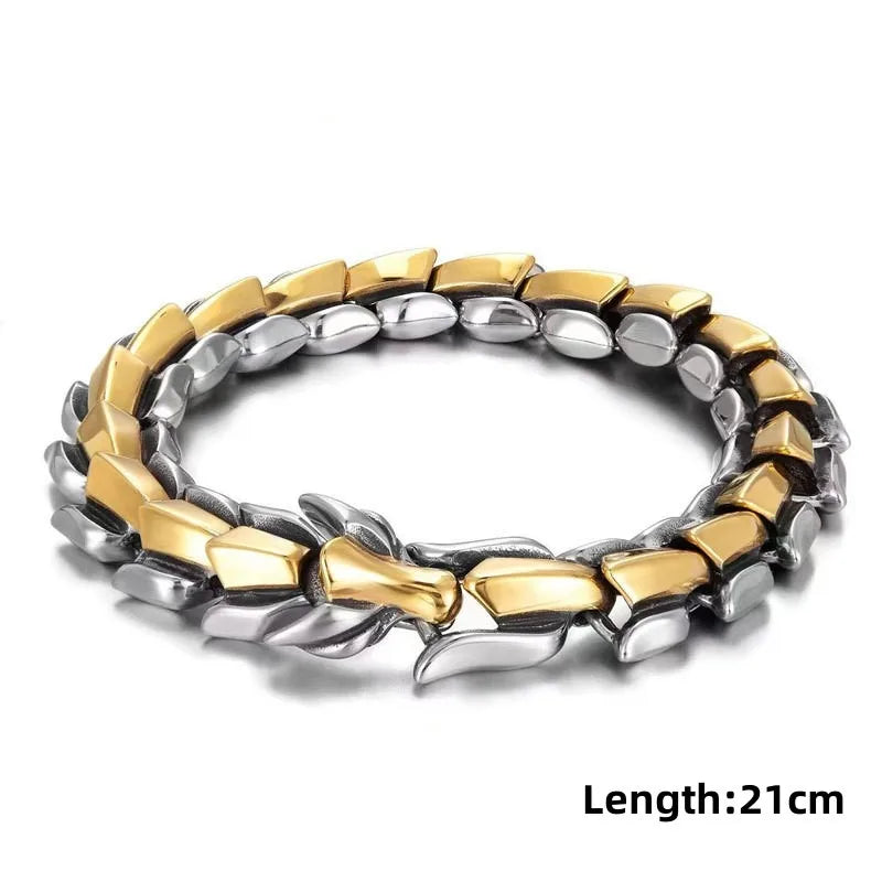 Twisted Stainless Steel Cuff Bracelet Durable Fashion Jewelry - Smarsty