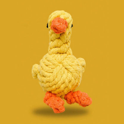 Hand-Woven Cotton Rope Dog Toy for Strong Chewers - Smarsty