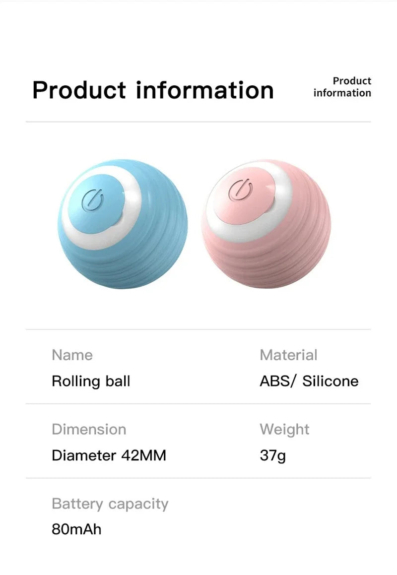 Interactive Electric Cat Ball Toy for Engaging Play - Smarsty