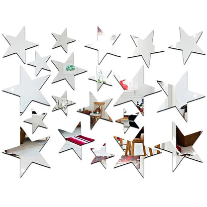 Star Mirror Wall Stickers for Stunning Home Decor - Smarsty