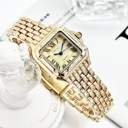 Square Alloy Women Quartz Watch for Casual Style - Smarsty