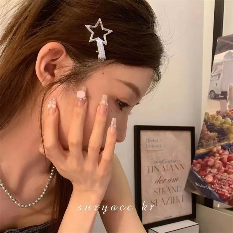 24 Pcs Silver Metal Hairpins for Fashionable Women - Smarsty